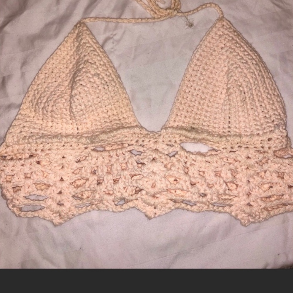 SALE! 🛑 Hand Crocheted Knotty Little Things Top